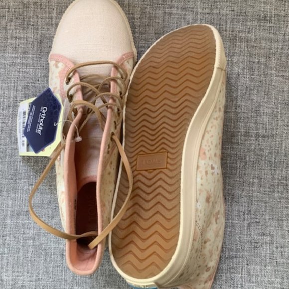 Toms Camarillo Floral  High Top Sneakers Size 8 - Picture 7 of 11
